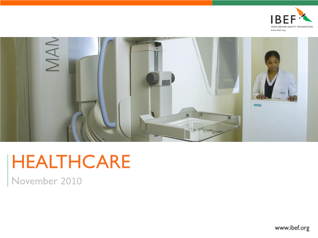 HEALTHCARE November 2010 HEALTHCARE November 2010