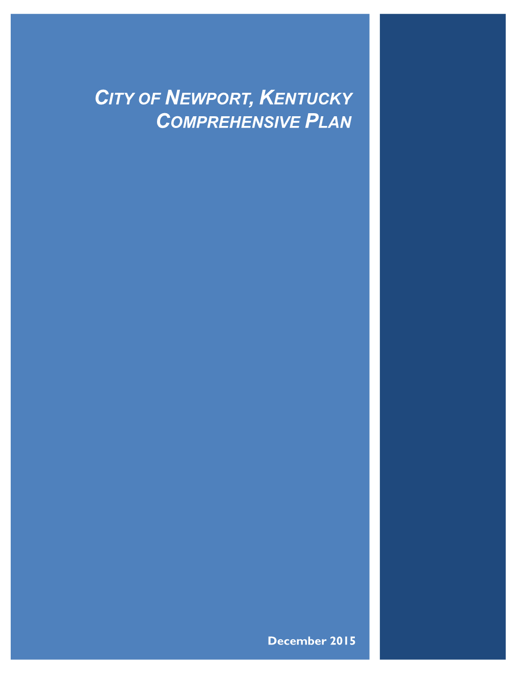 City of Newport, Kentucky Comprehensive Plan