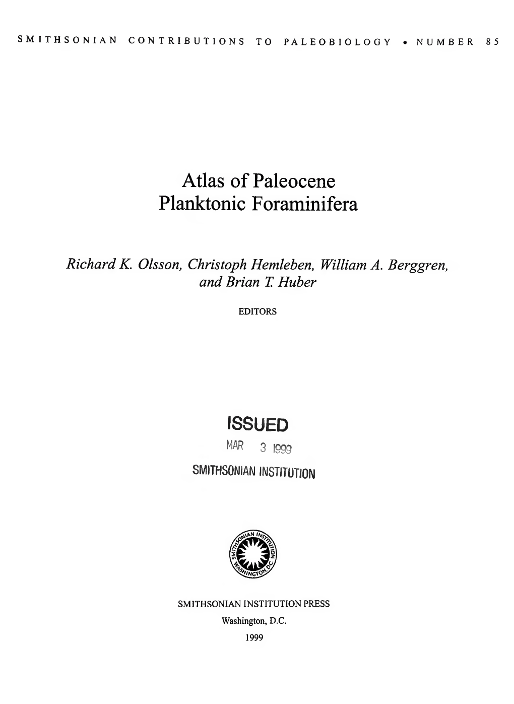 Atlas of Paleocene Planktonic Foraminifera