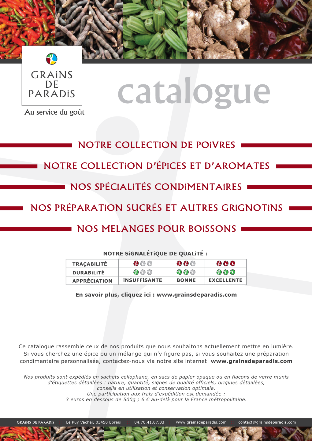 Catalogue Au Service Du Goût