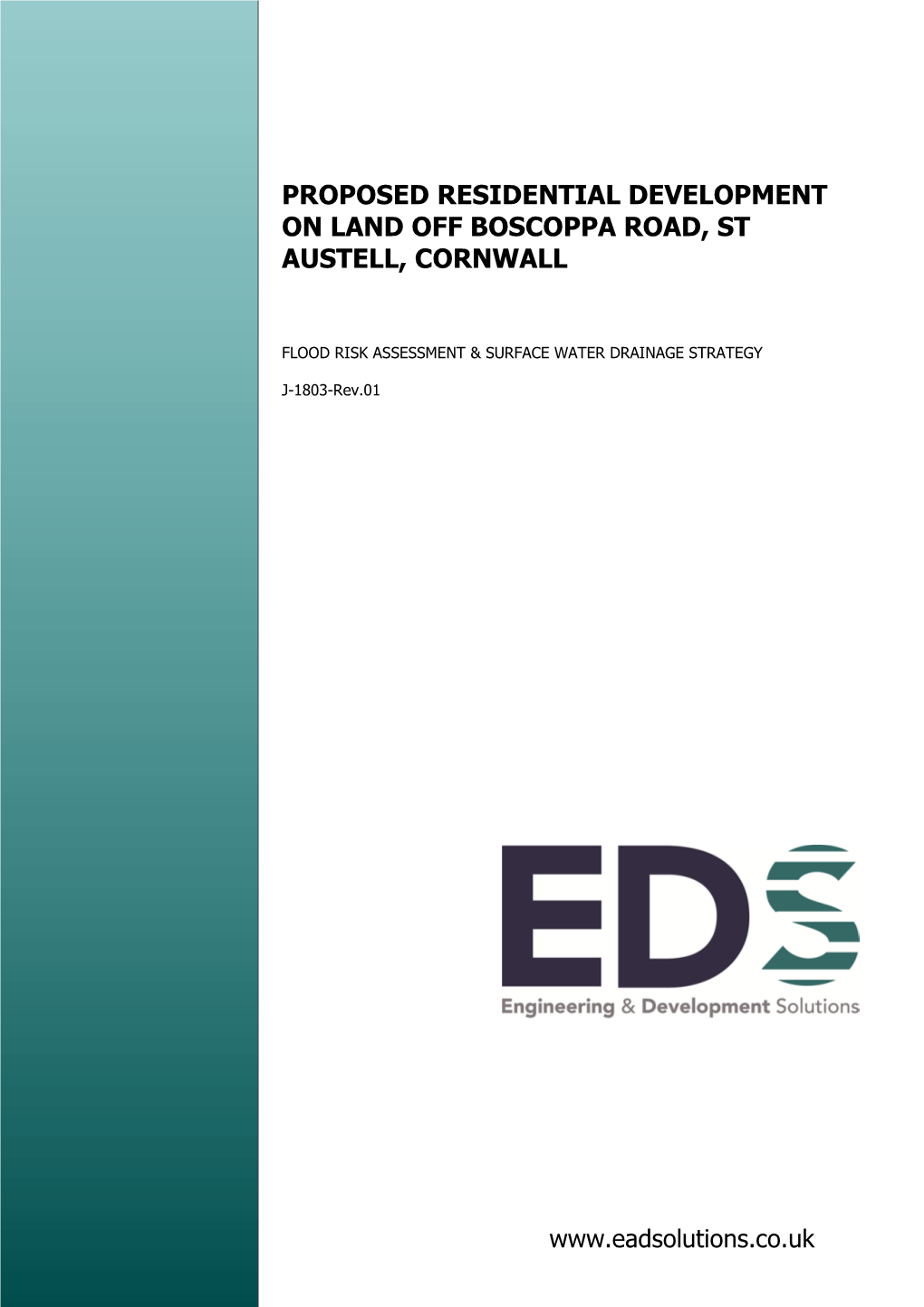 Proposed Residential Development on Land Off Boscoppa Road, St Austell, Cornwall