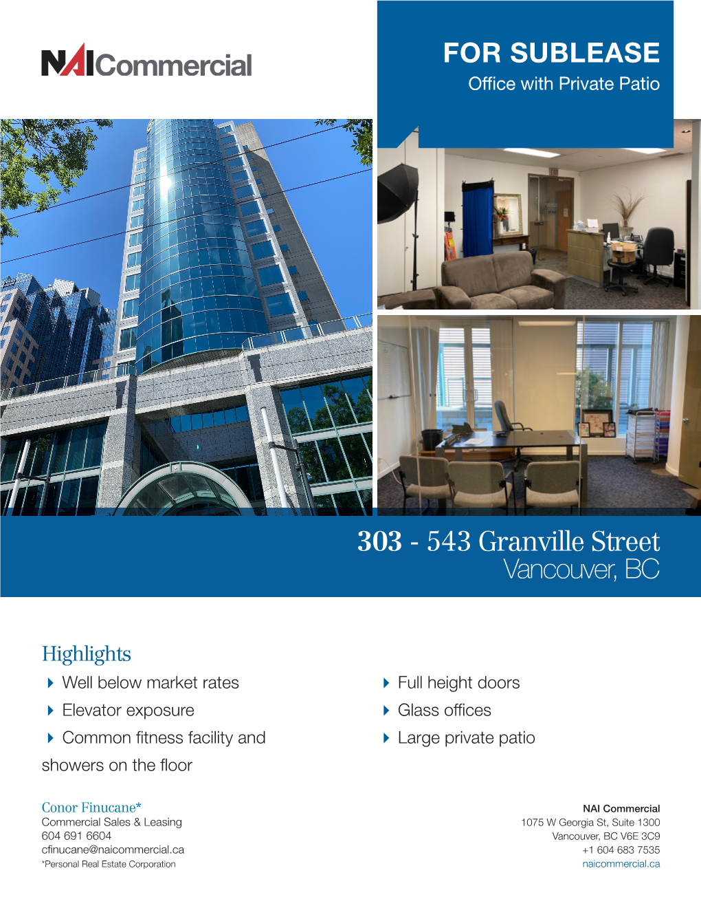 303 - 543 Granville Street Vancouver, BC