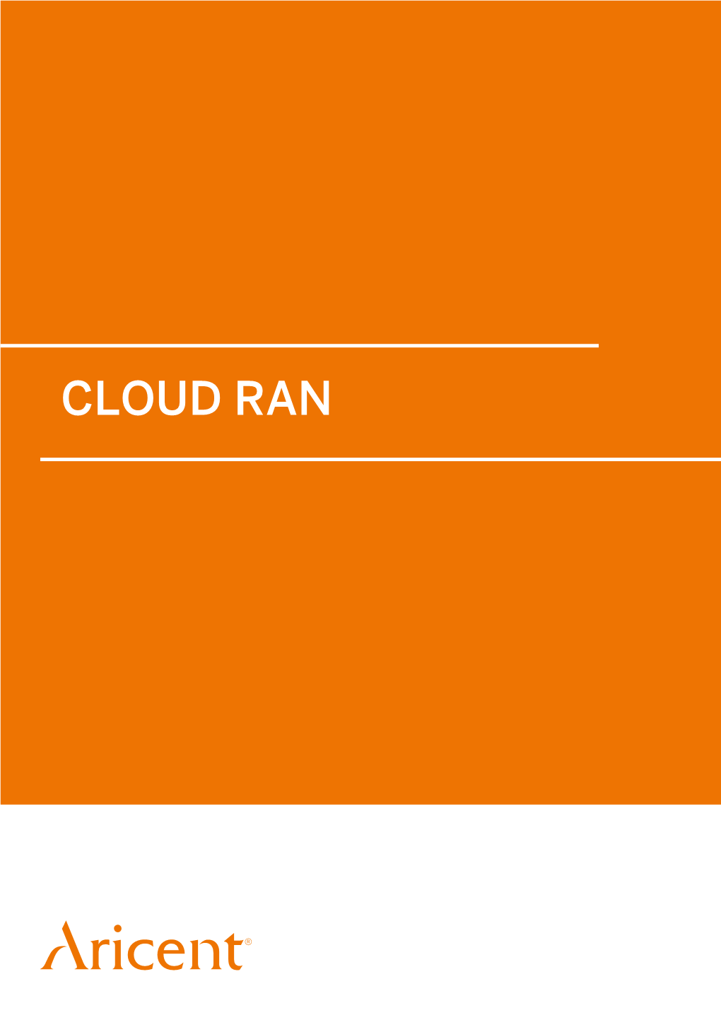 Aricent Cloud RAN Whitepaper