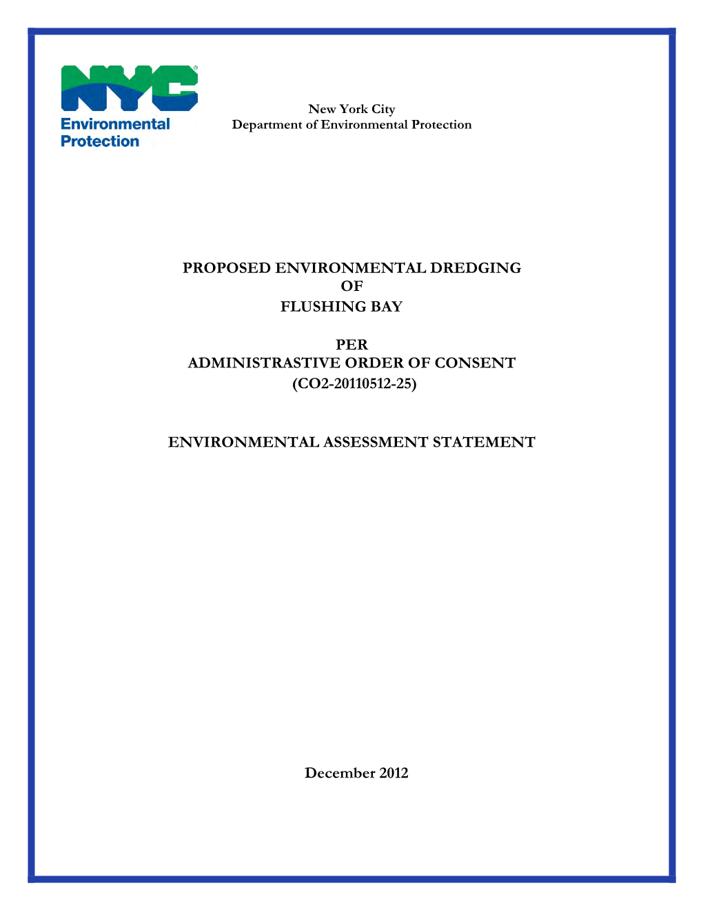 Environmental Assessment Statement