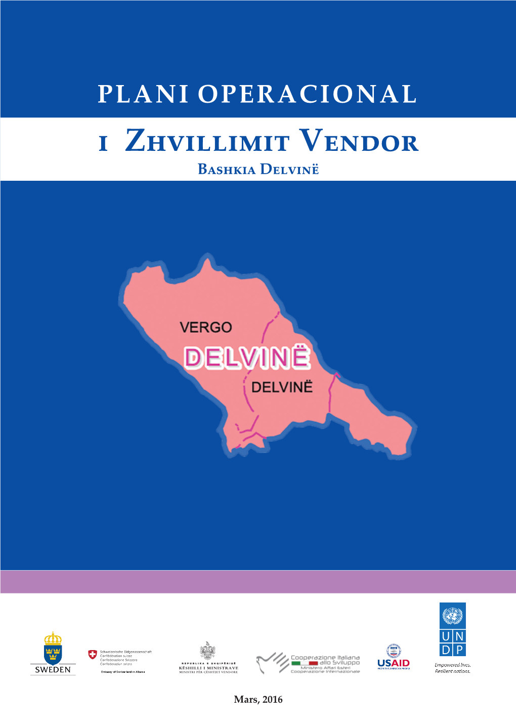 PLANI OPERACIONAL I Zhvillimit Vendor Bashkia Delvinë