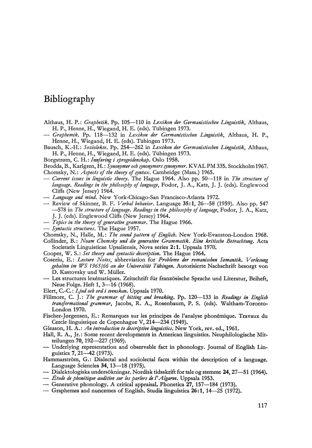 Bibliography