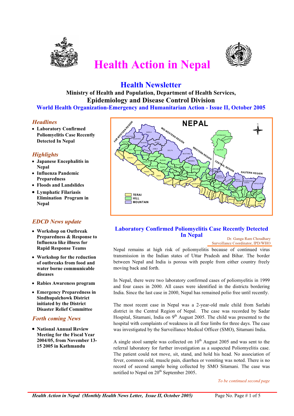 Health Action in Nepal