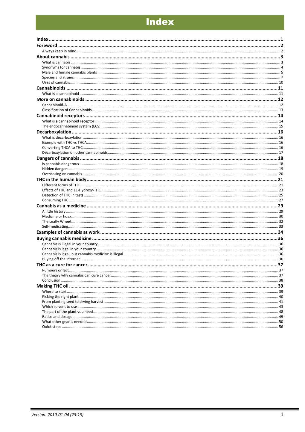 Synonyms for Cannabis