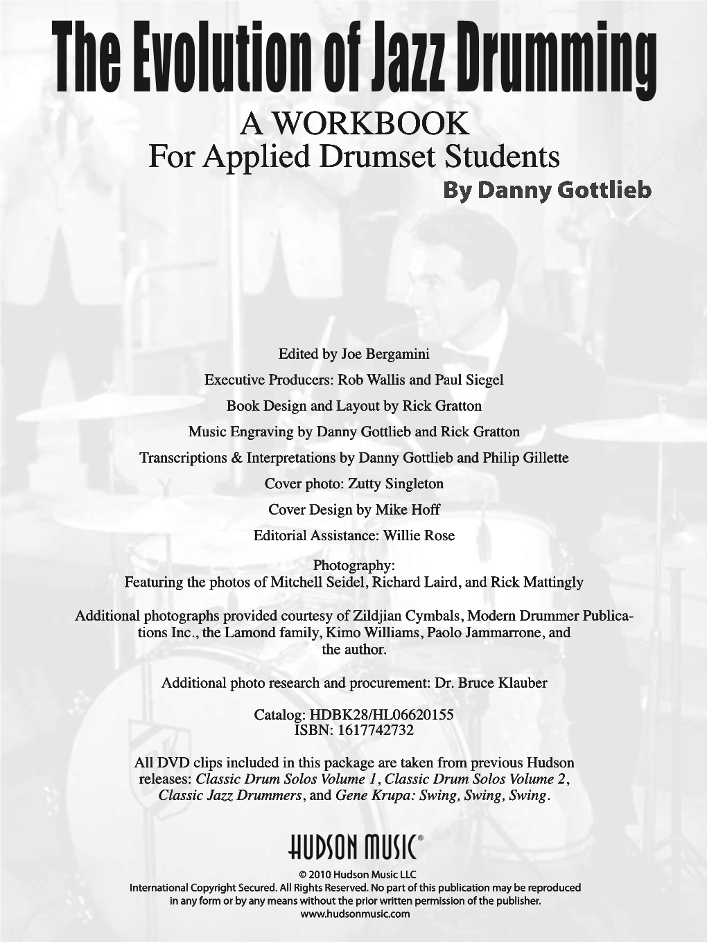 A WORKBOOK for Applied Drumset Students A