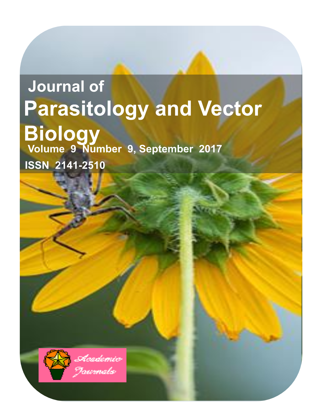 Parasitology and Vector Biology Volume 9 Number 9, September 2017 ISSN 2141-2510