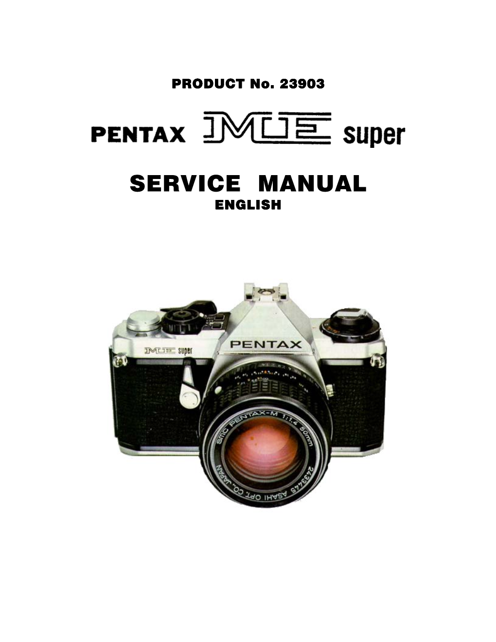 Pentax ME Super Service Manual
