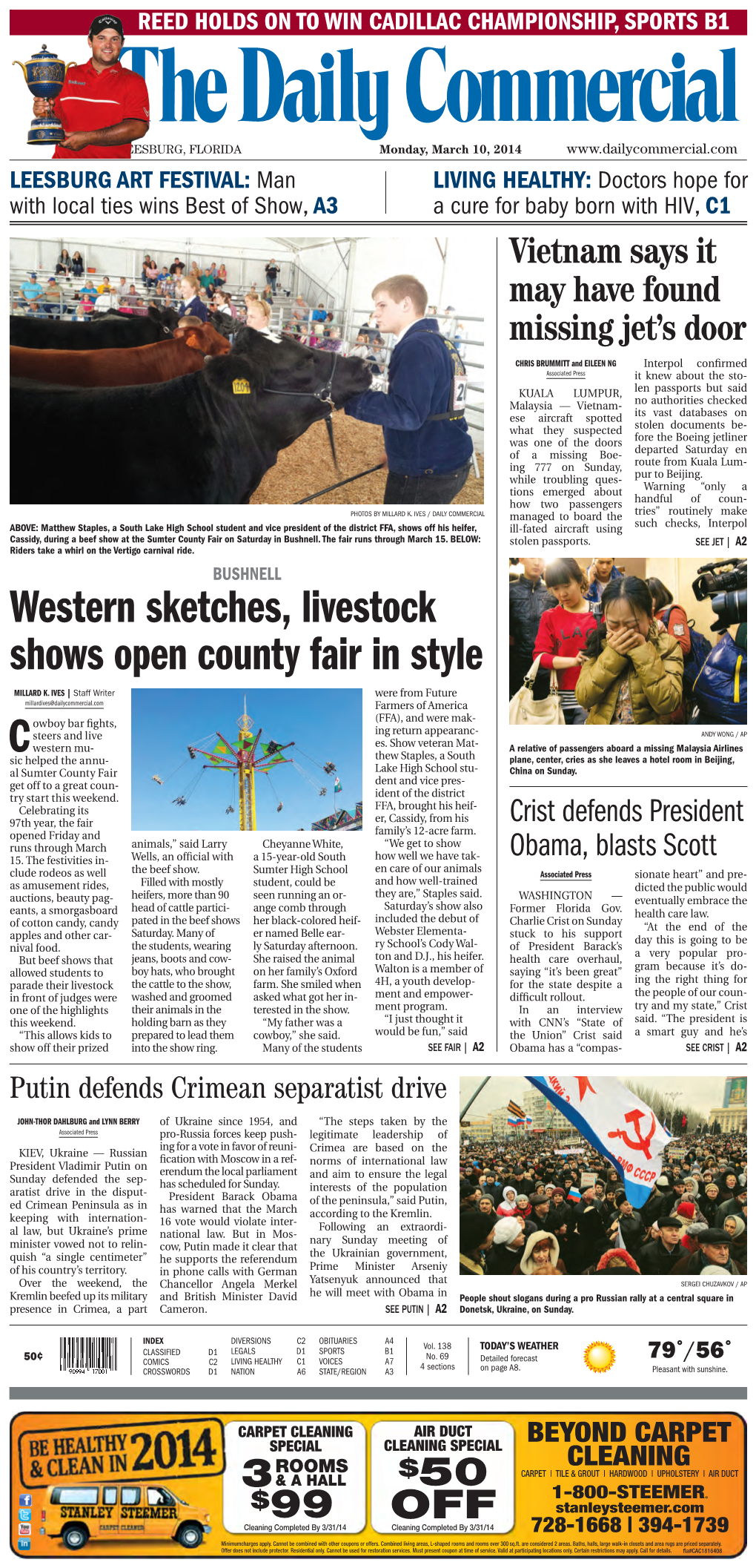 Western Sketches, Livestock Shows Open County Fair in Style MILLARD K