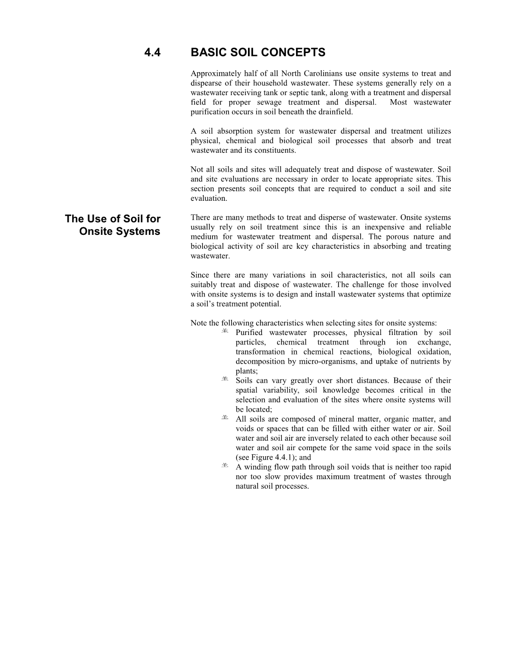 Chapter 4.4: Basic Soil Concepts