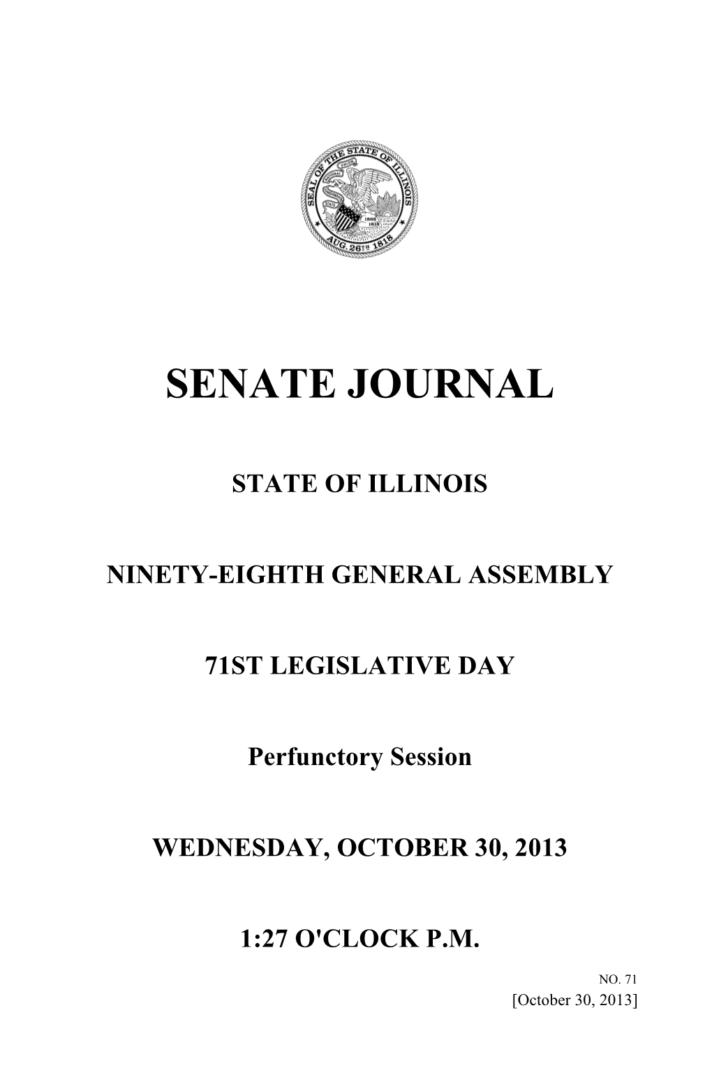 Senate Journal