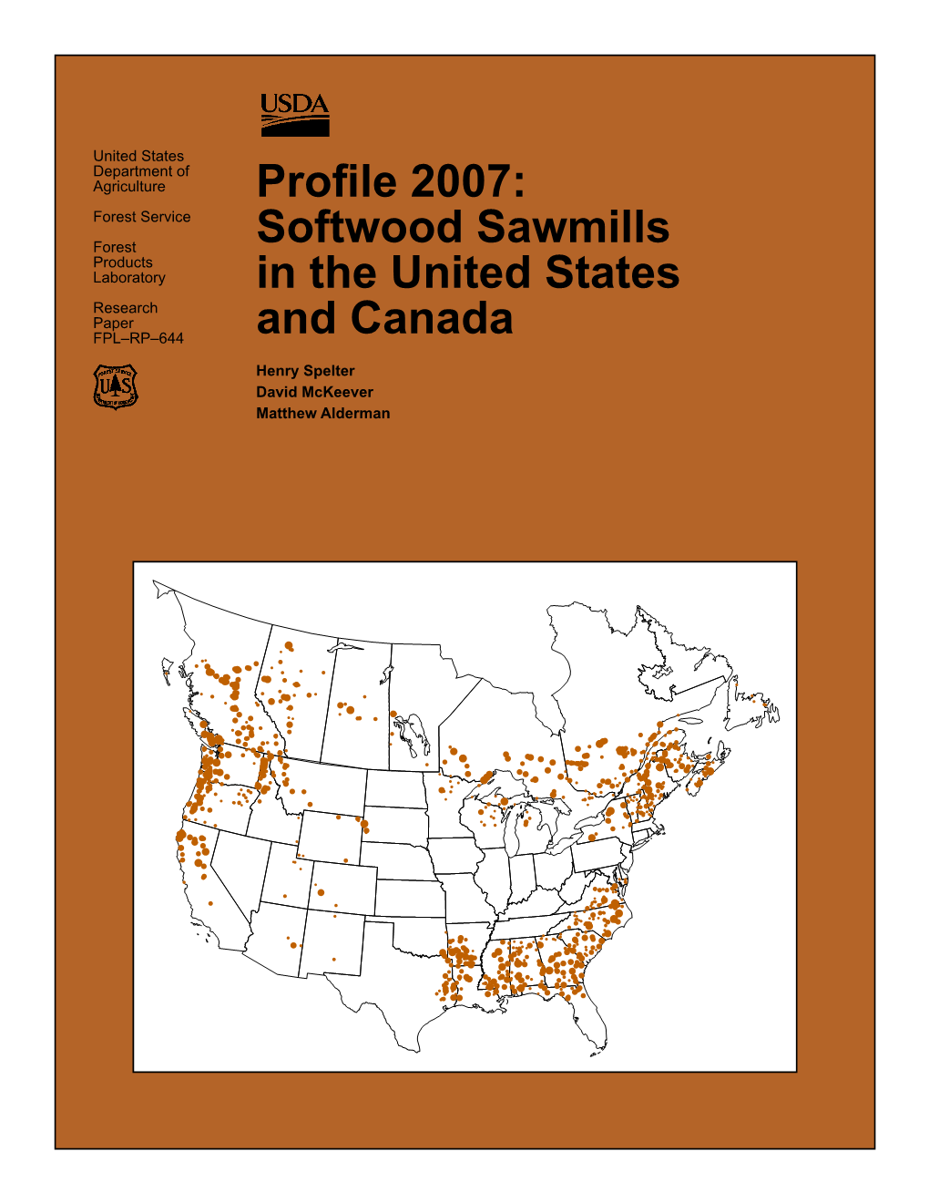 Softwood Sawmills in the United States and Canada