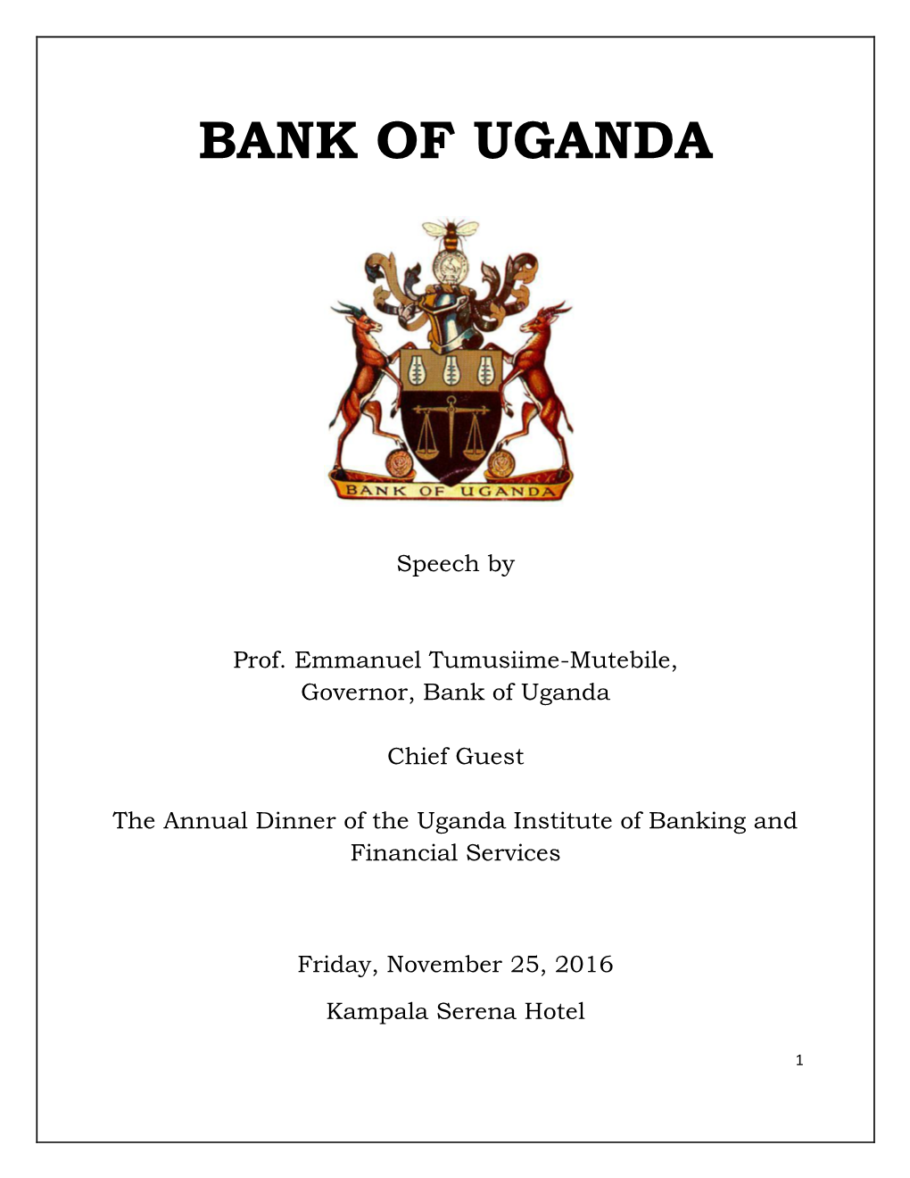 Year-End Reflections on Uganda's Banking Industry