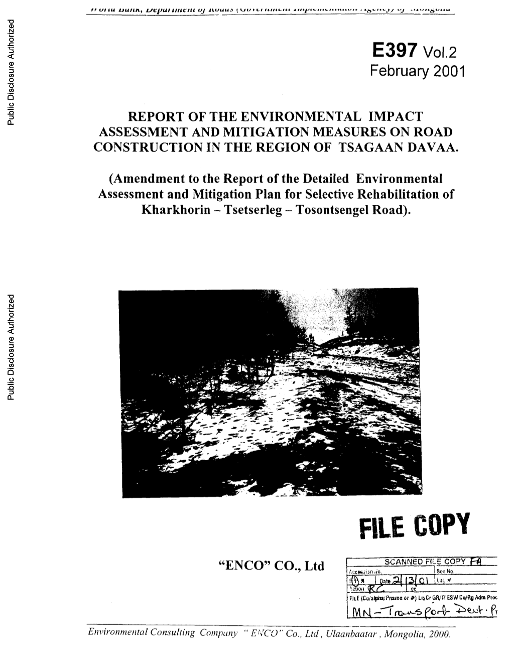 World Bank Document