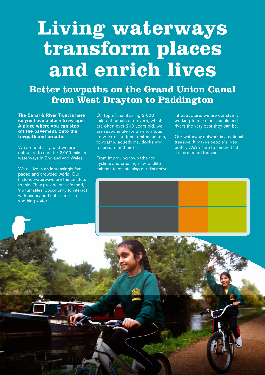 Better Towpaths on the Grand Union Canal from West Drayton to Paddington