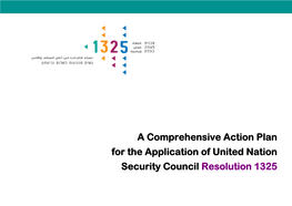 A Comprehensive Action Plan for the Application of United Nation Security Council Resolution 1325
