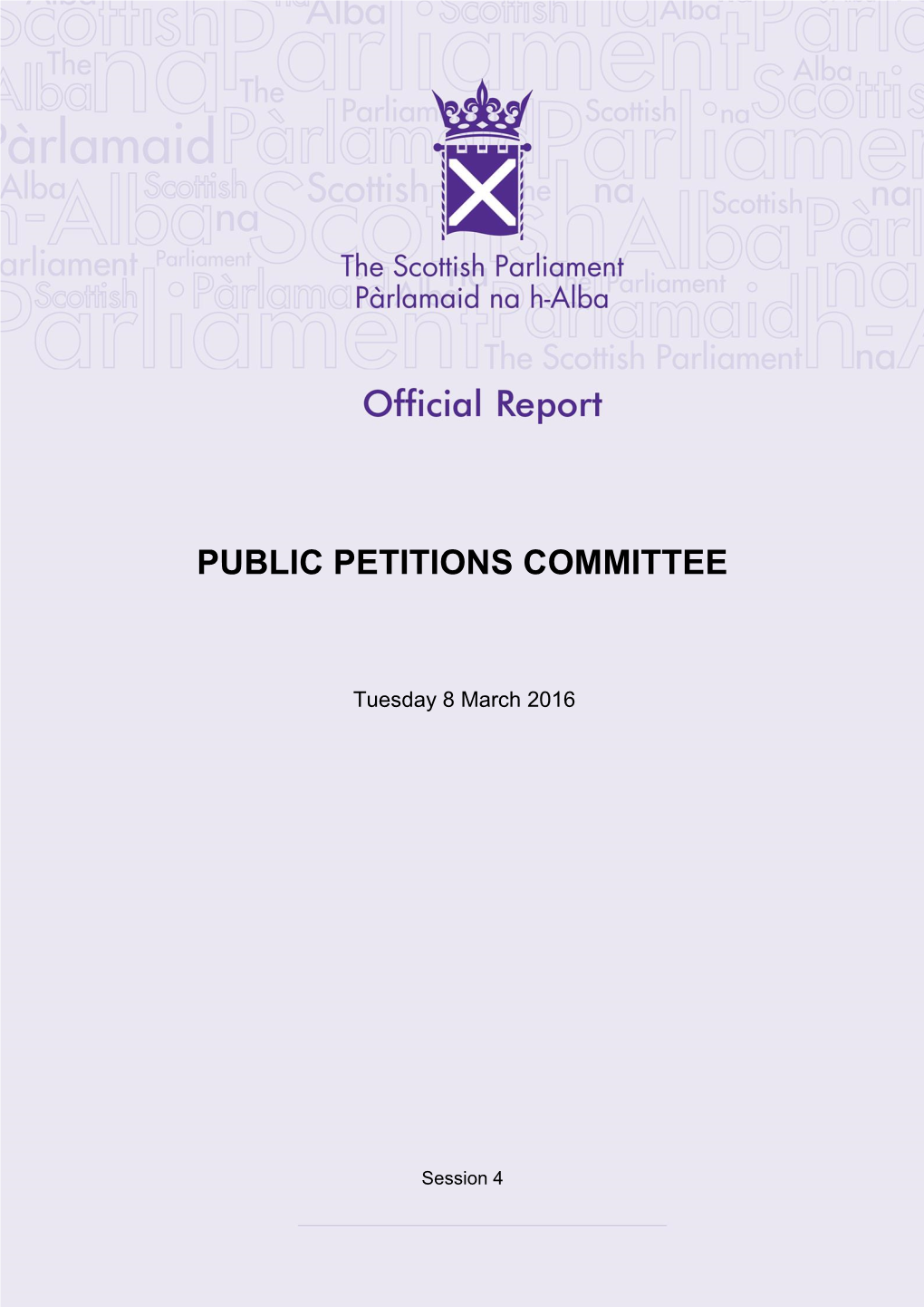 Public Petitions Committee