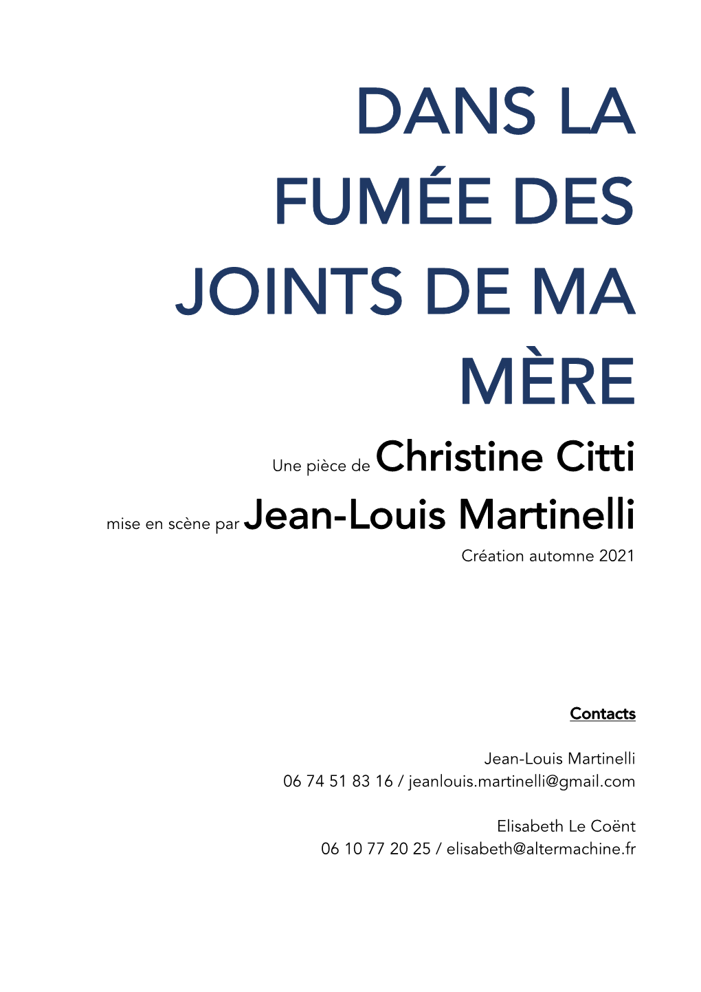 Dans La Fumée Des Joints De Ma Mère