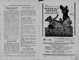 1948-05-01 Sydney Football Record
