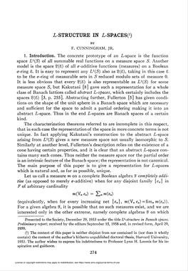L-Structure in L-Spaces(1)