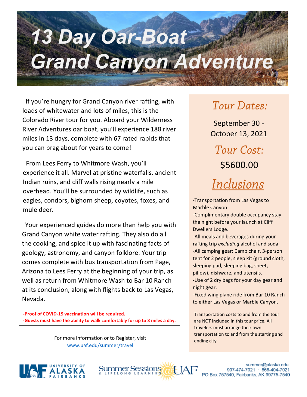 13 Day Oar-Boat Grand Canyon Adventure