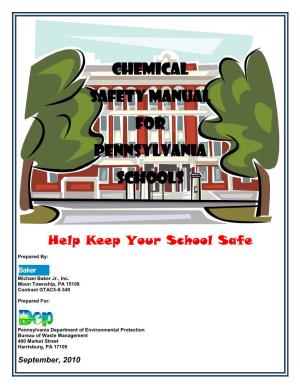 Chemical SAFETY MANUAL for PENNSYLVANIA SCHOOLS