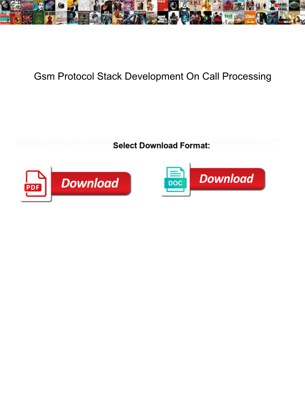 Gsm Protocol Stack Development on Call Processing