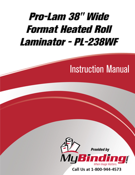 Pro-Lam 38" Wide Format Heated Roll Laminator - PL-238WF