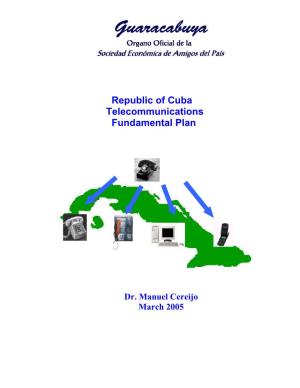 Republic of Cuba Telecommunications Fundamental Plan