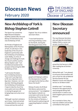 Leeds Diocesan News