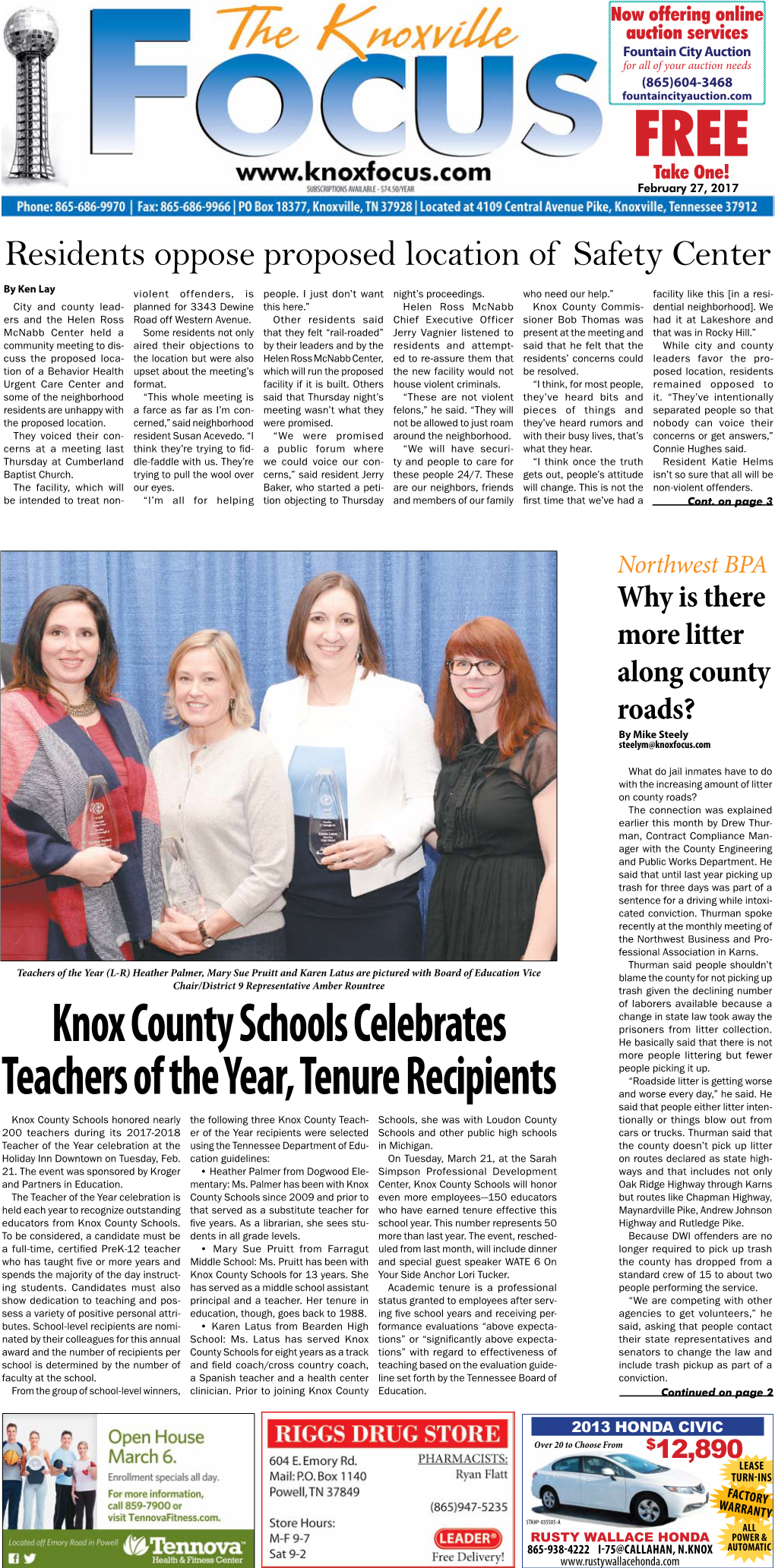 Knox County Schools Celebrates Teachers Of