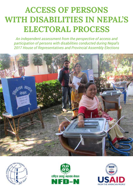 Access of Persons with Disabilities in Nepal's Electoral Process