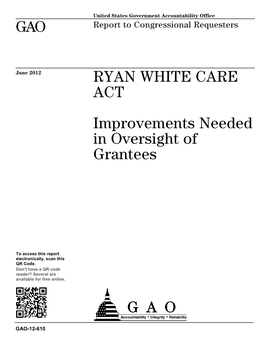 GAO-12-610, Ryan White Care