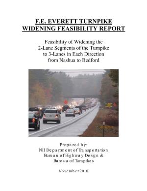 Fe Everett Turnpike Widening Feasibility Report