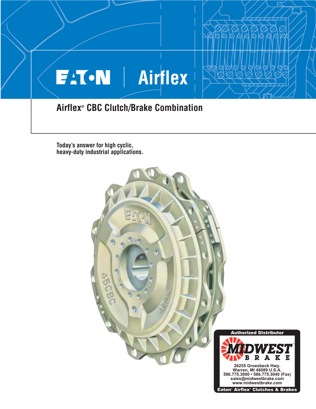 Airflex CBC Clutch/Brake Combination