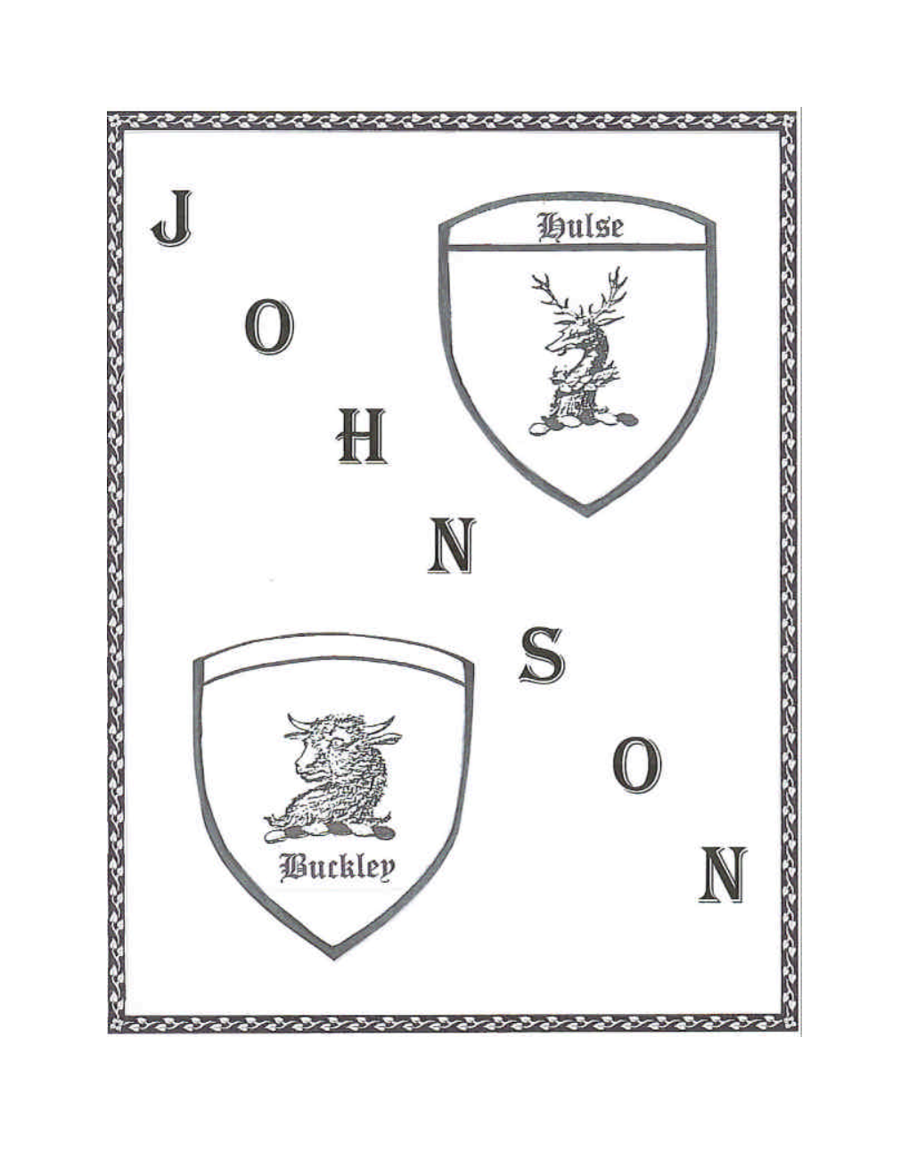 Johnson / Hulse / Buckley Family History