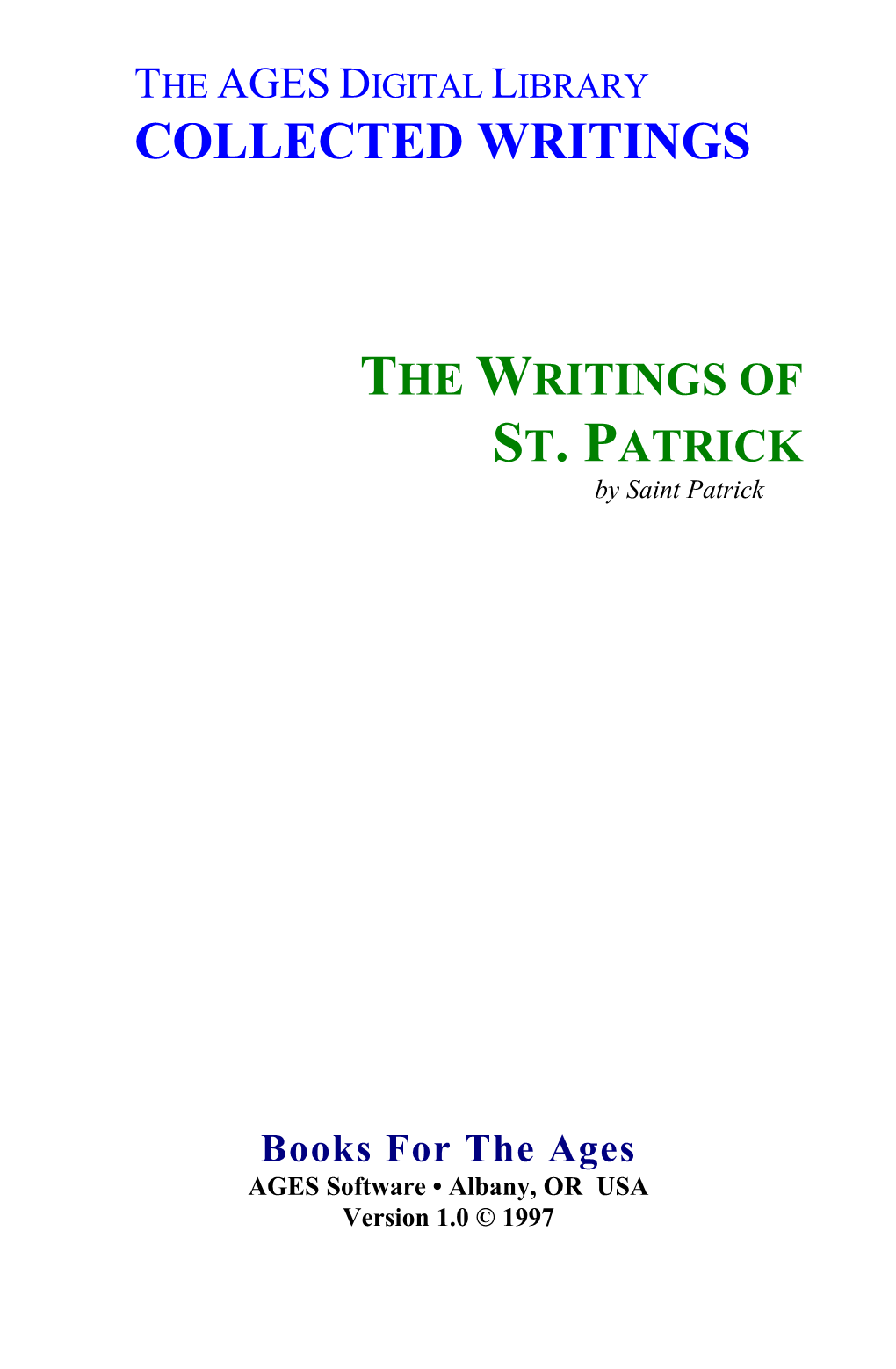 Saint Patrick