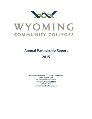 Annual Partnership Report 2015