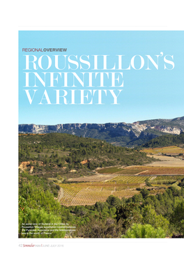 Regionaloverview Roussillon’S Infinite Variety