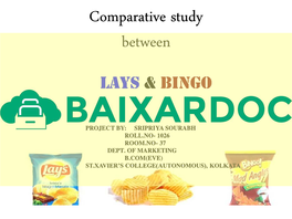 Lays Vs Bingo | Pepsi Co | Brand