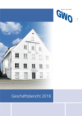 Geschäftsbericht 2016 Betreutes Wohnen „Marienpark“, Ummendorf Unverbindliche Illustration Inhalt