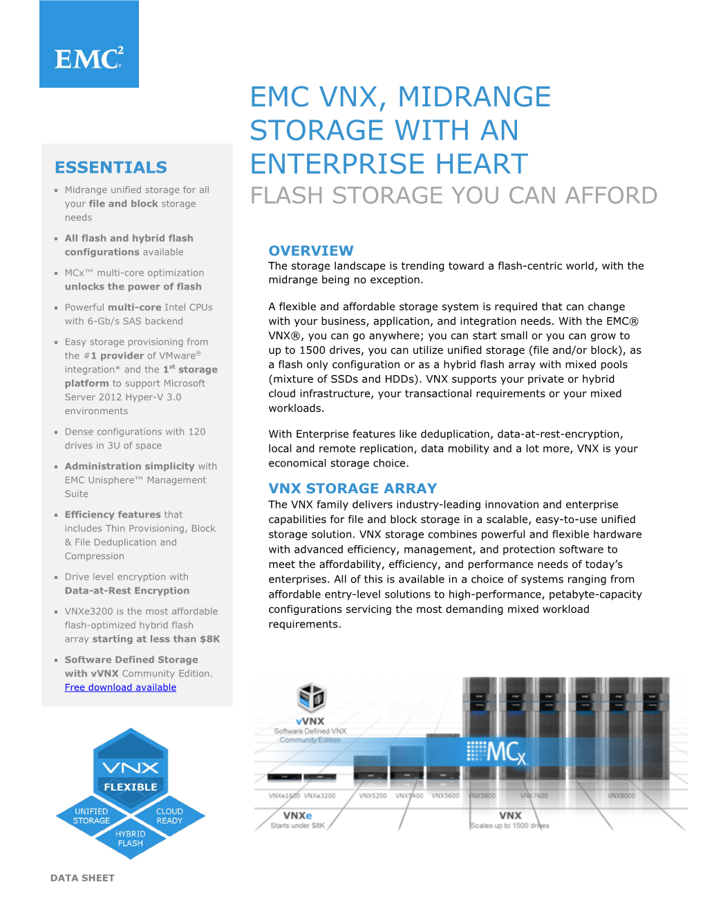 Emc Vnx, Midrange Storage with an Enterprise Heart