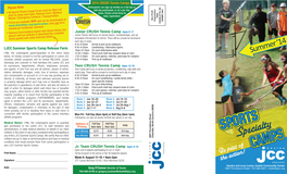Sports Camp Brochure