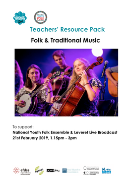 Teachers' Resource Pack Folk & Traditional Music