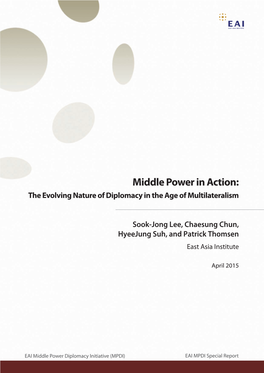 Middle Power in Action: the Evolving Nature of Diplomacy in the Age of Multilateralism