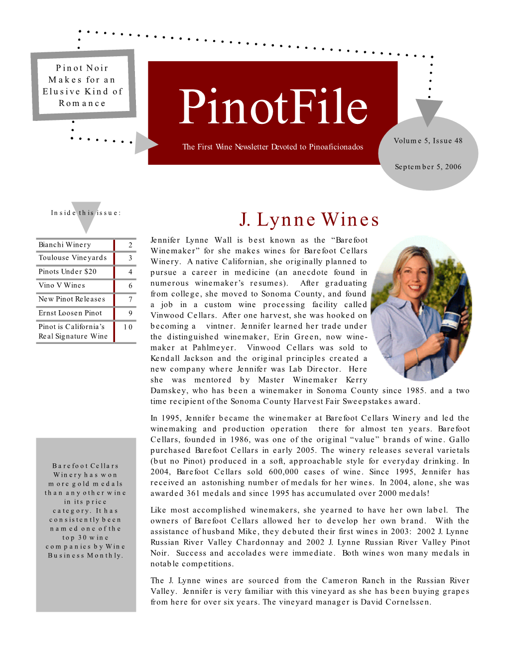 Pinotfile Vol 5, Issue 48