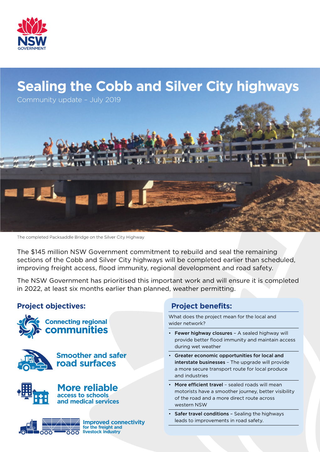 Sealing the Cobb and Silver City Highways Community Update July